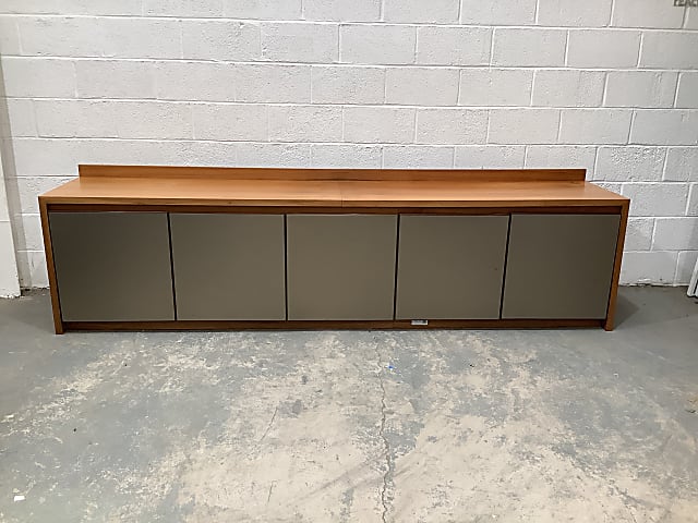 Beautiful Bene designer Credenza cabinet with built in drinks fridge