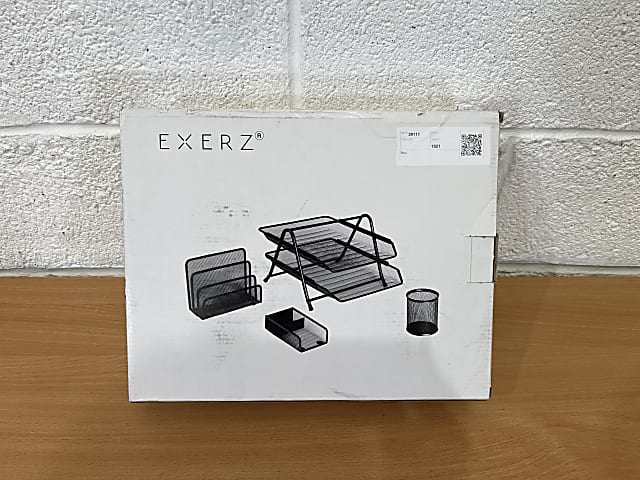 Exerz metal desk organiser set