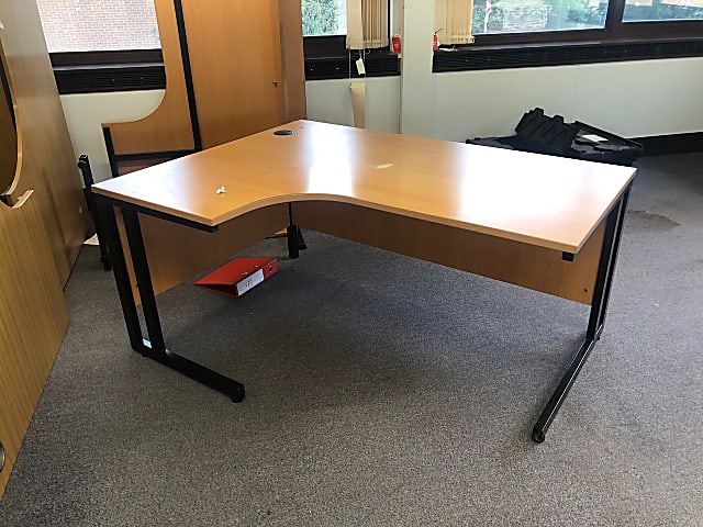 Corner desk left sided return 160cm