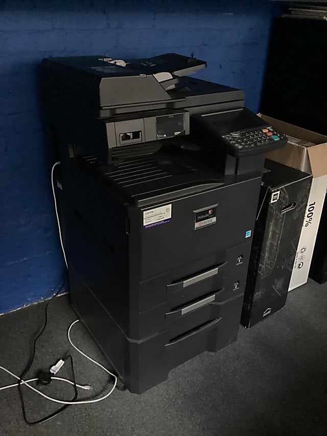 black mfd printer