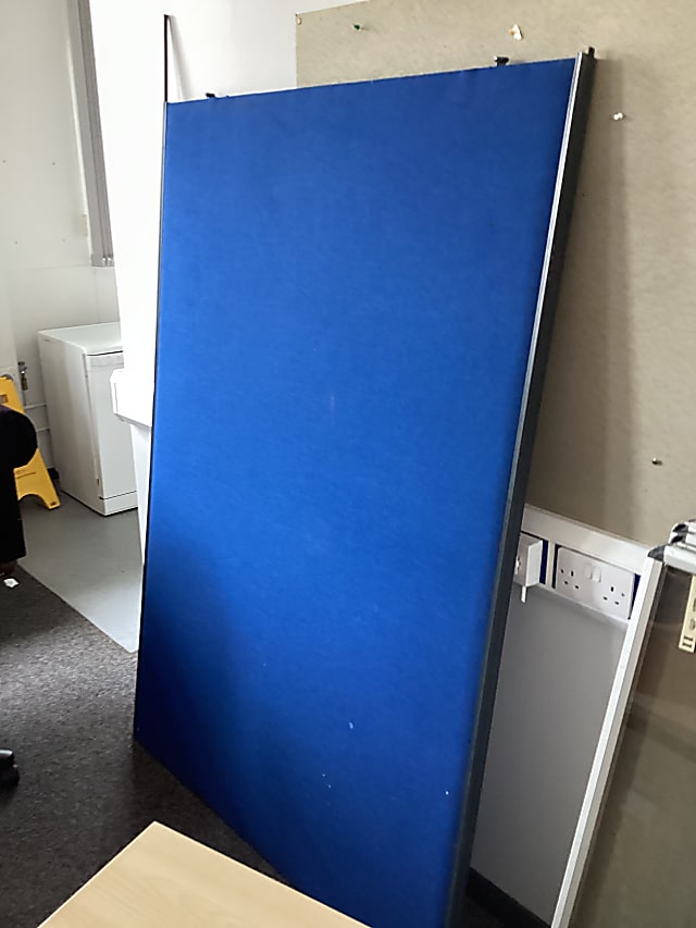 Tall desk divider