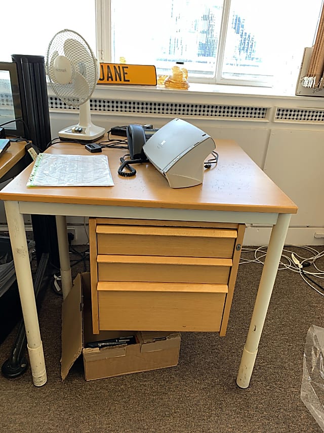 Small table with drawers