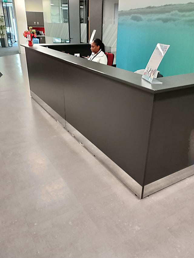 Reception desk