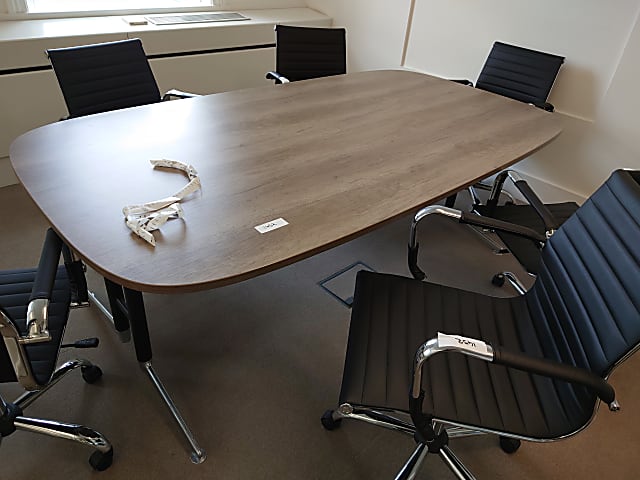 Senator meeting room table stretched oval