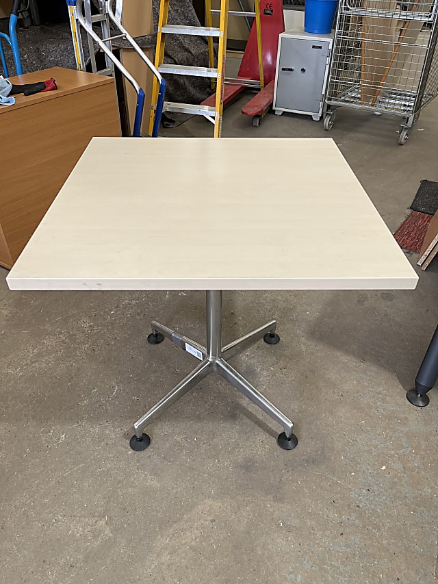 Kusch Co Square white coffee canteen table