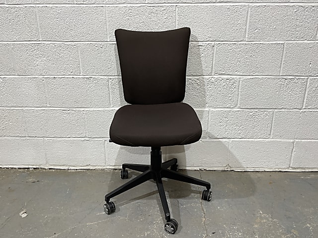 Brown office task operator Chair