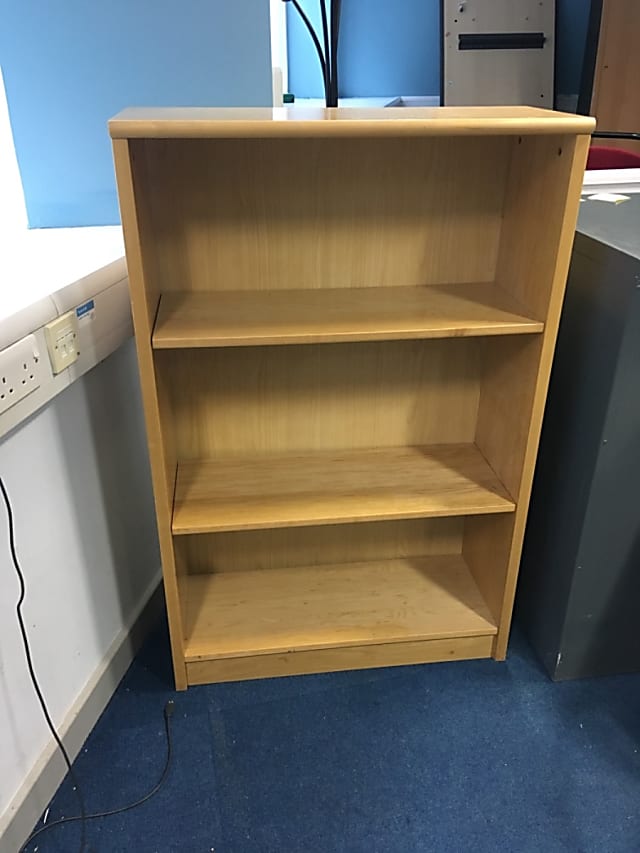 Wooden bookshelf