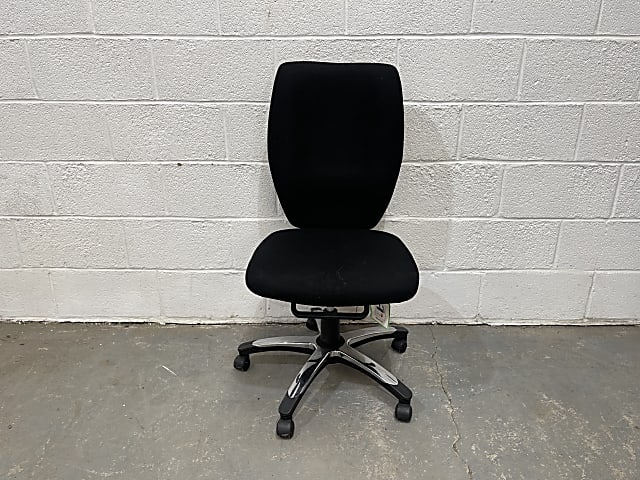 Black Office Chair No Arms