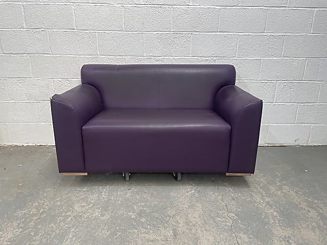 Pineapple purple plastic 2-seat sofa