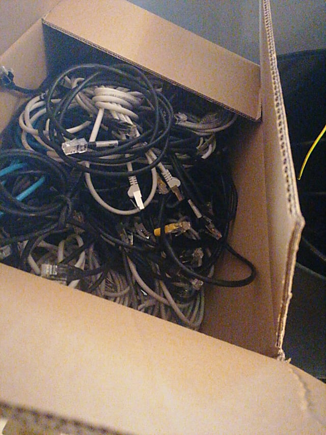 box of cables