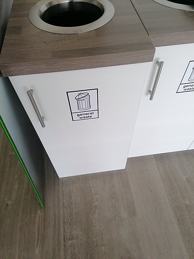 Waste cabinet