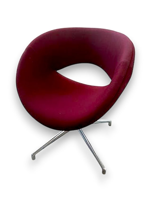 Boss Design Happy lounge chair in burgundy