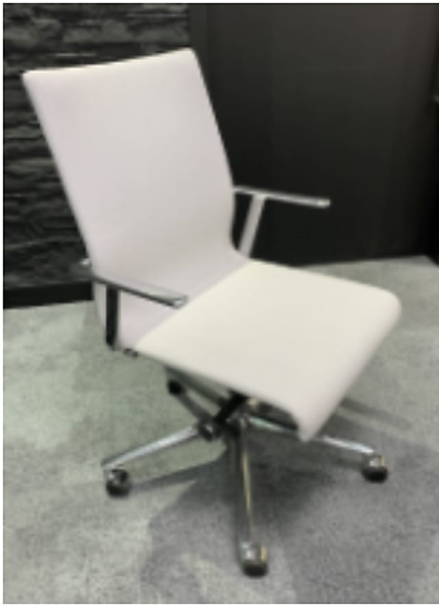 ICF Upholstered Height adjustable Reception chair 