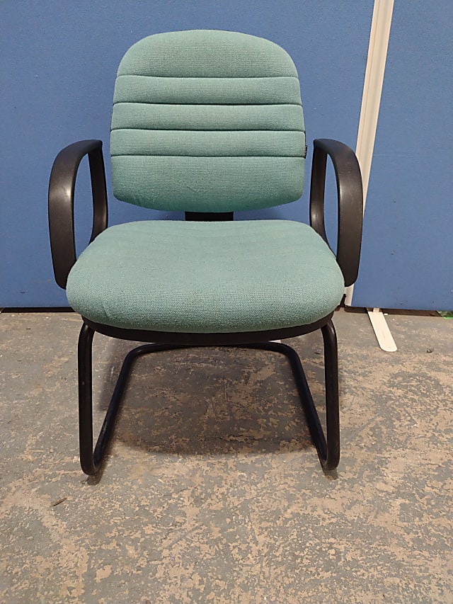 Green meeting chair