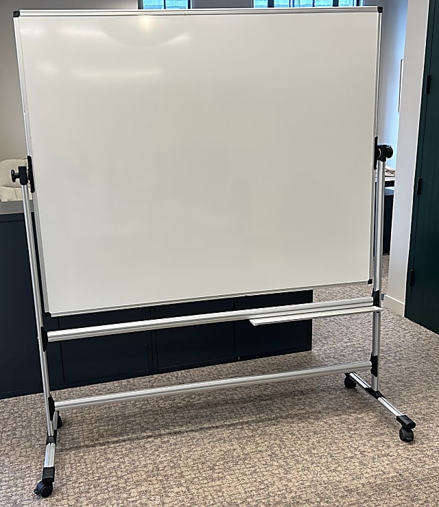 Whiteboard on wheels