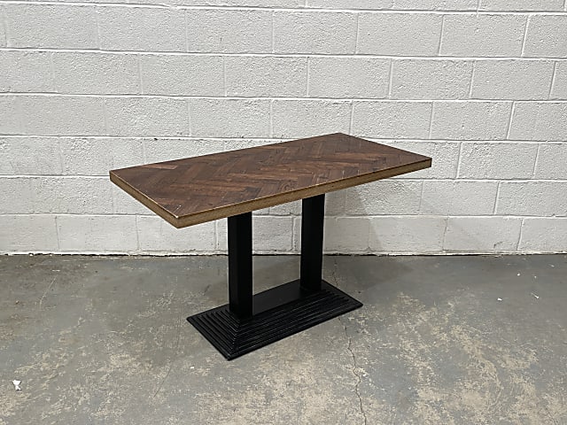 Wooden parquet top table