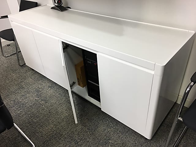 White side cabinet - media unit