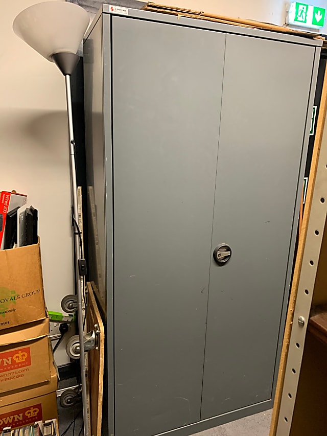Metal large wardrobe cabinet