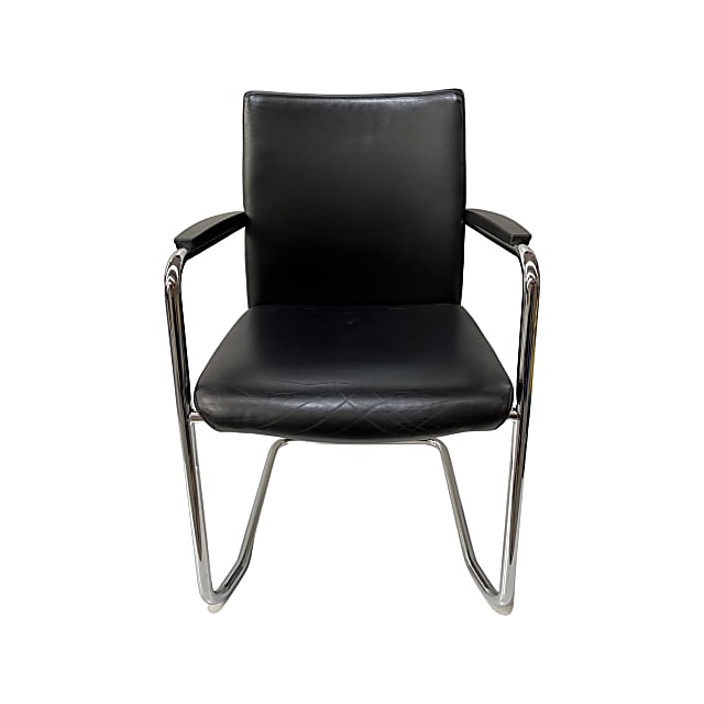 Senator Leather stackable chairs