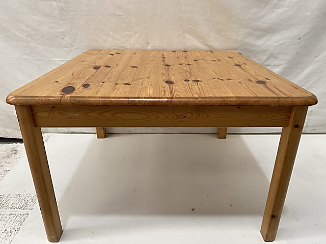 Low pine coffee table