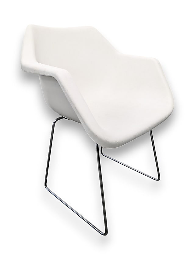Hille Armchair in White (High Format)