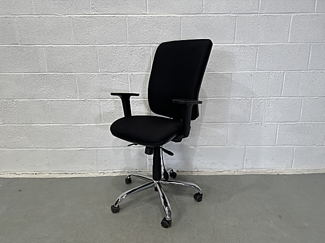 Black office operator chair