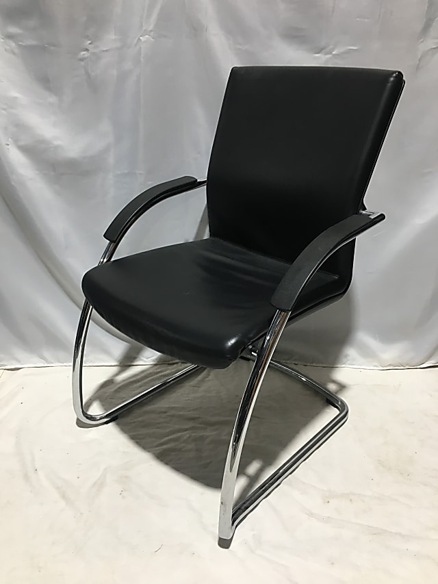 Girsberger leather chair 