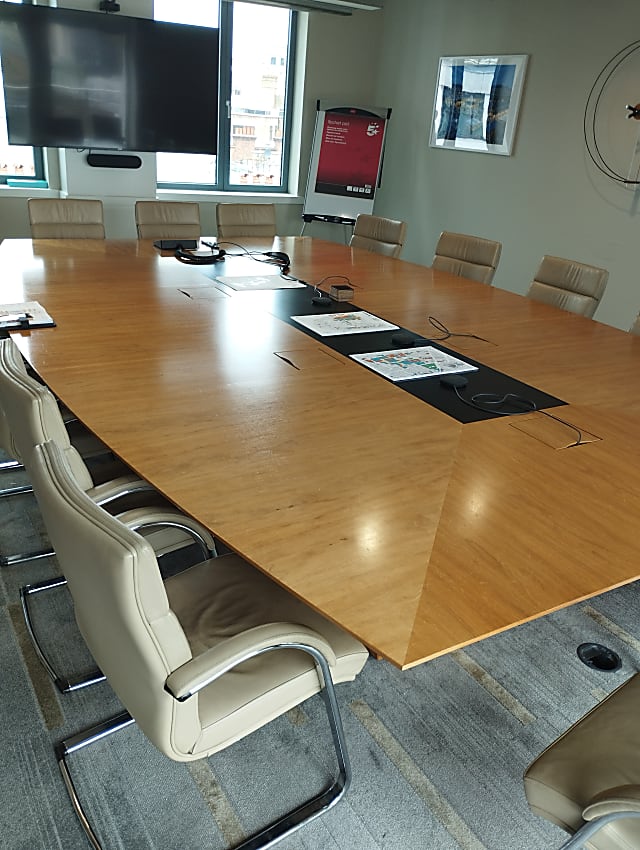 Huge board room table