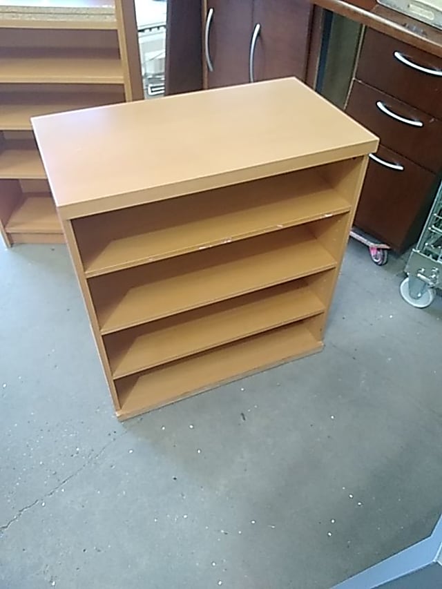 Skipped book case