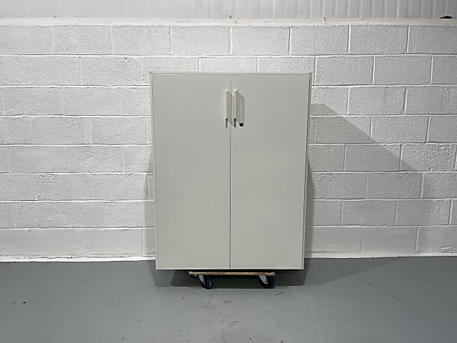 Steelcase Metal Storage Cabinet with shelves