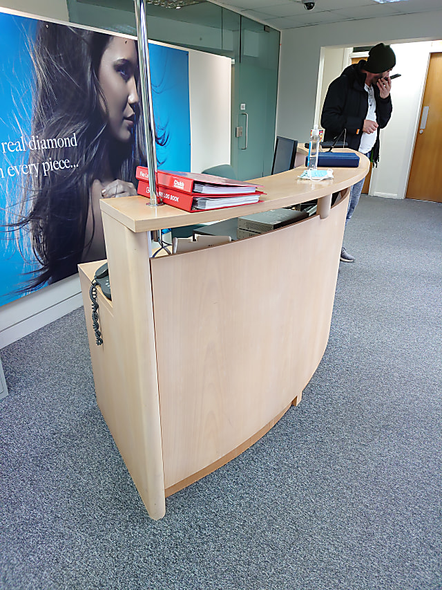 Reception desk