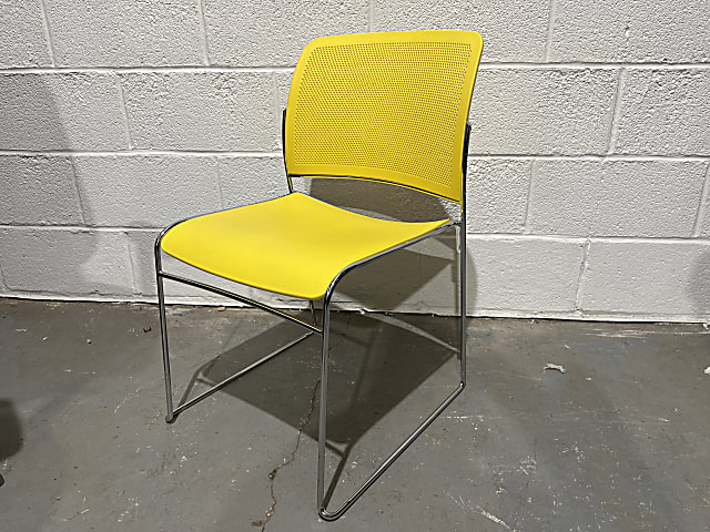 Boss Design yellow sled chair