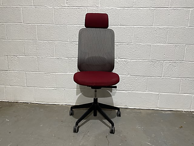 Orangebox Do Red With Headrest Chair