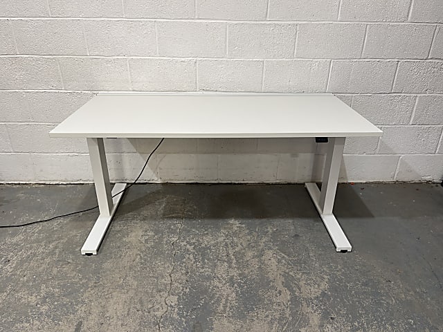 Electric white desk