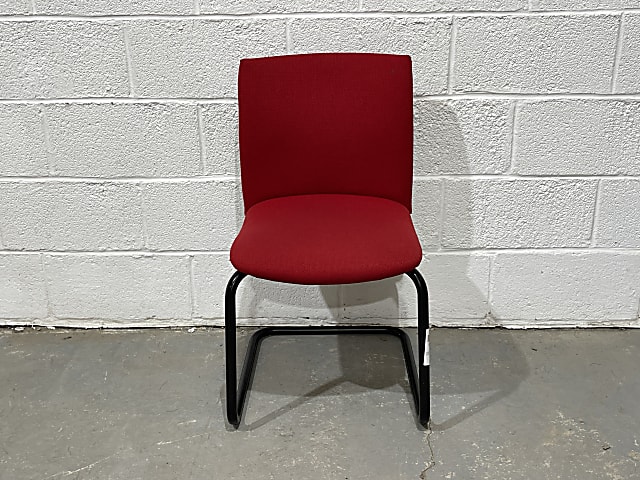 Haworth Comforto Red padded GS chair