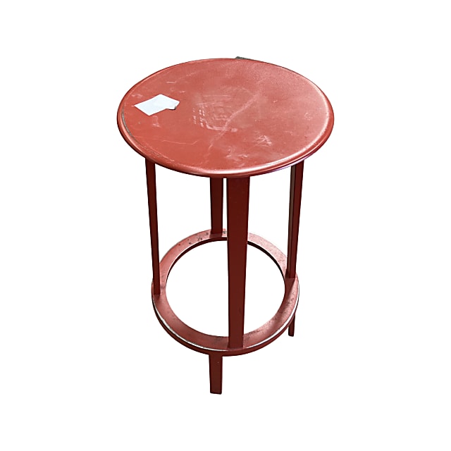 Metal swivel bar stool