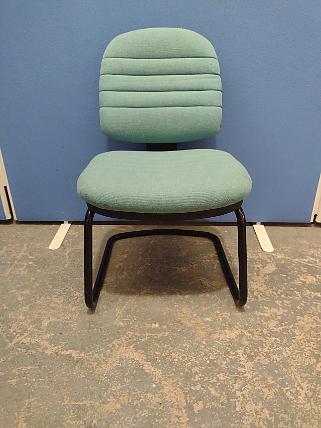 Green meeting chair