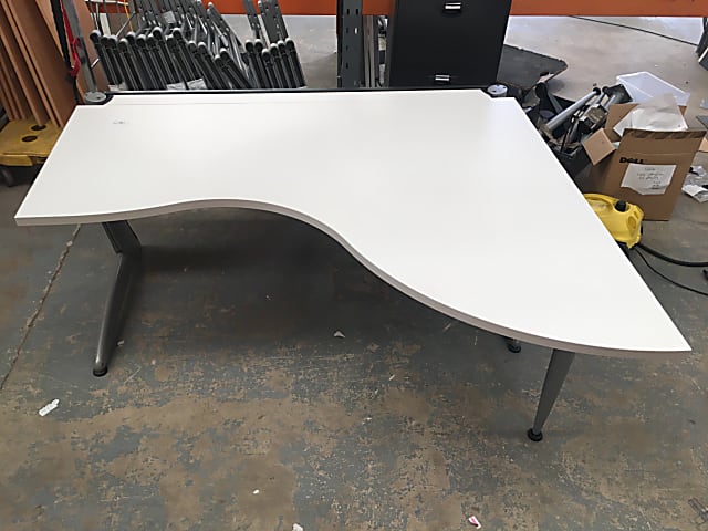 RH Steelcase wave desk 