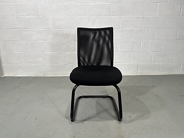 Black mesh back meeting Chair