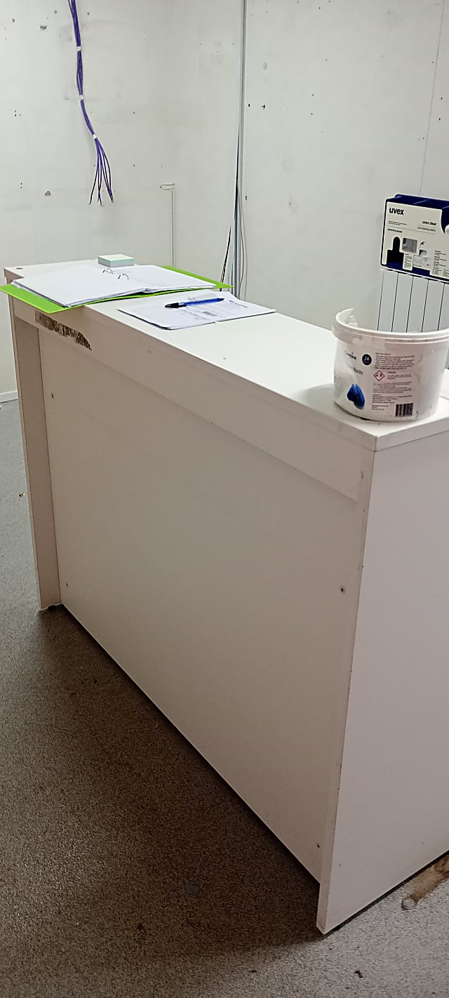 Not received Reception desk