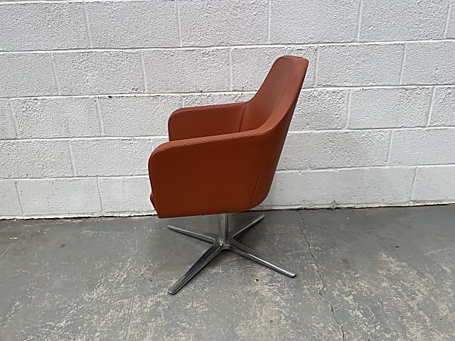 Burnt orange chair