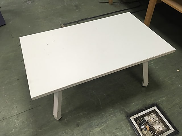 White coffee table