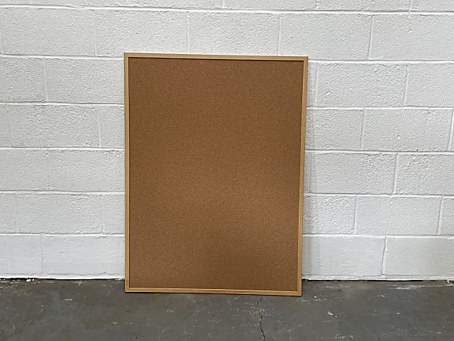 Large cork notice board