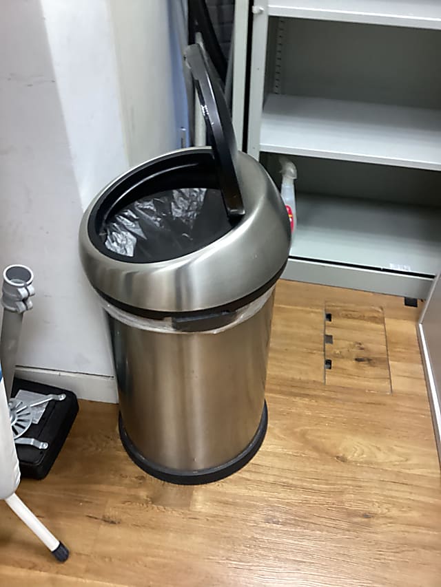 NR stainless steel bin