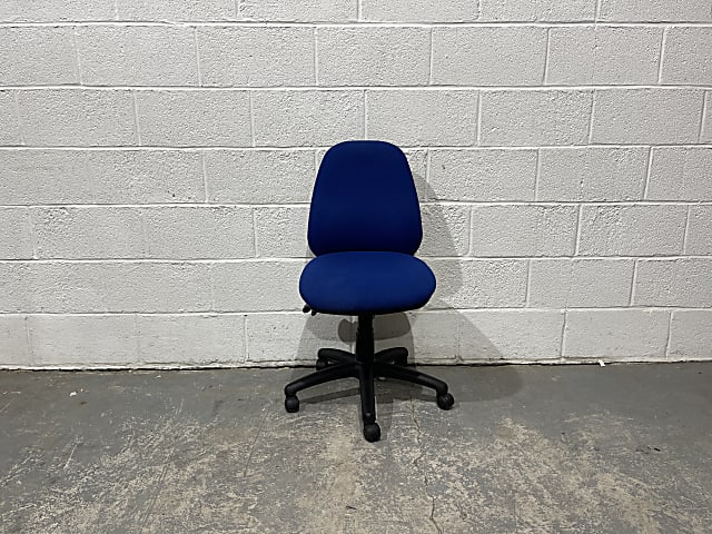 Blue chair no arms type 2