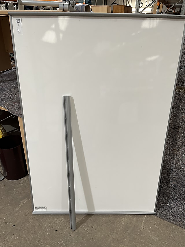 Haworth Infoboard hanging reversible whiteboard pin board and rail 