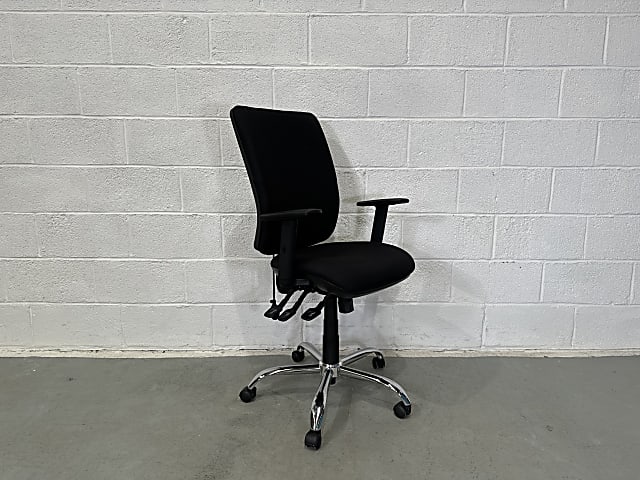 Black office operator chair