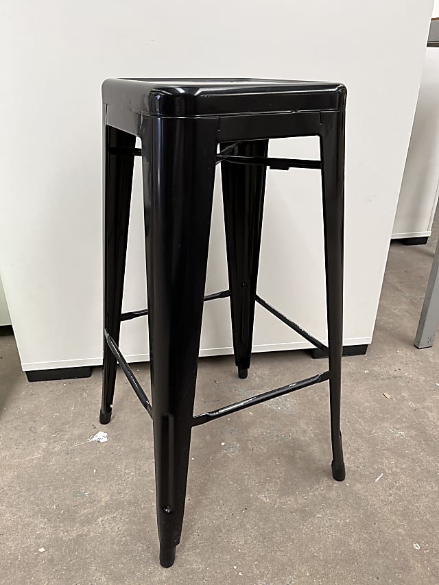 Back metal bar stool