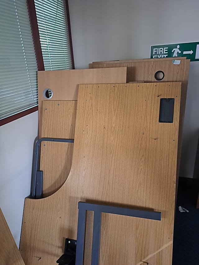 RH beechwood wake desk