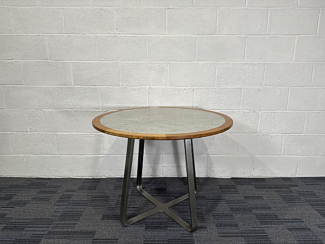 Round marble dining table 